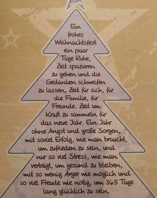 „Frohe Weihnachten!“